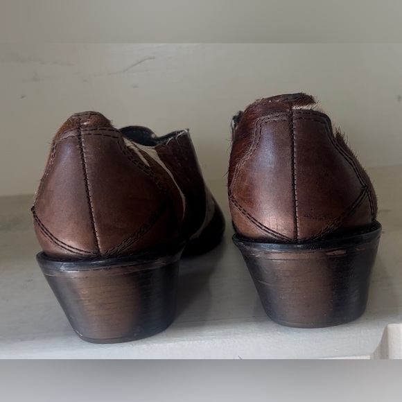 Matisse Women’s Calf Hair Cow Hide Leather Booties Size 8.5 - Picture 7 of 9